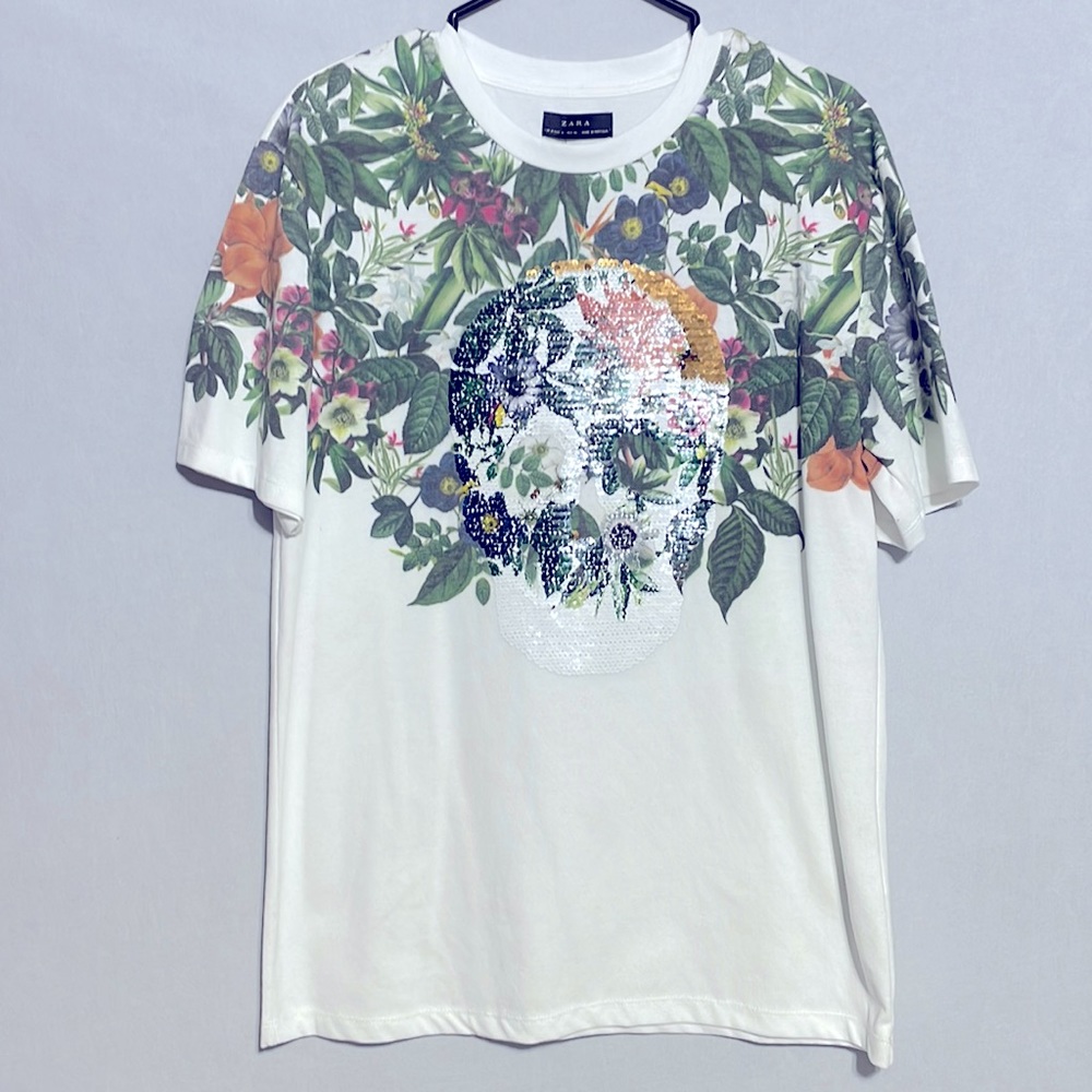 Zara Paradise Skull Shirt